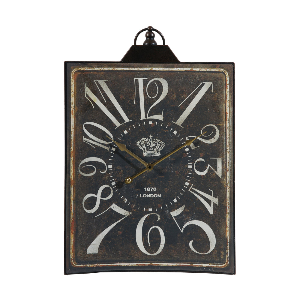 Chic Vintage Black Wall Clock