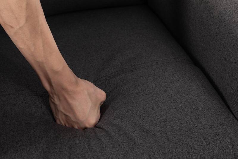 Cozy Glider Rocker Chair - Dark Gray