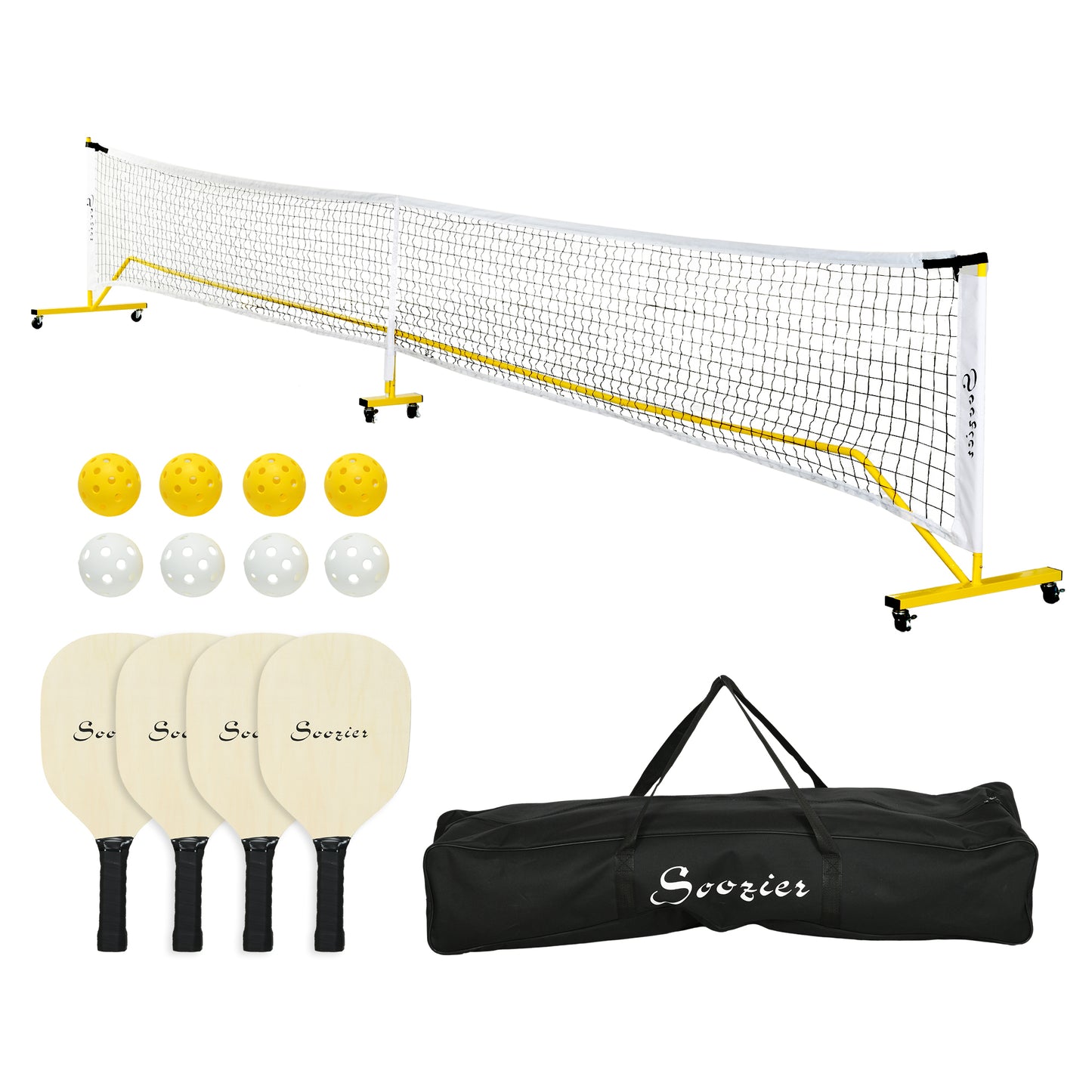 Ultimate Portable Pickleball Set with Net & Paddles