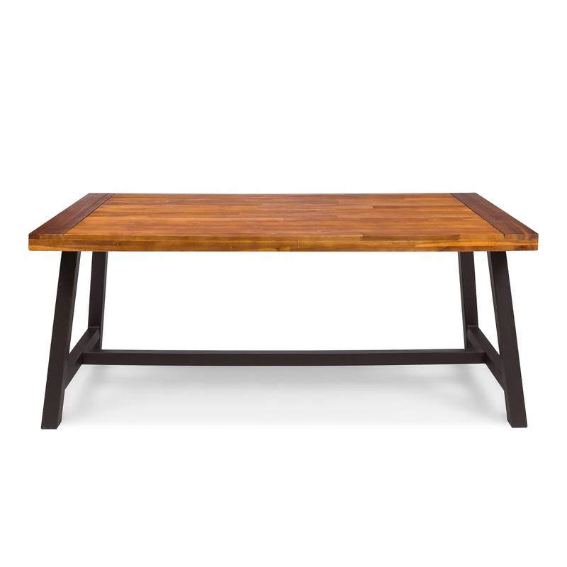 Rustic Charm Outdoor Dining Table