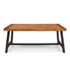 Rustic Charm Outdoor Dining Table