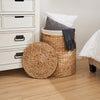 Chic Woven Laundry Basket with Lid