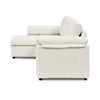 Cozy Convertible Corduroy Sofa Bed with Storage