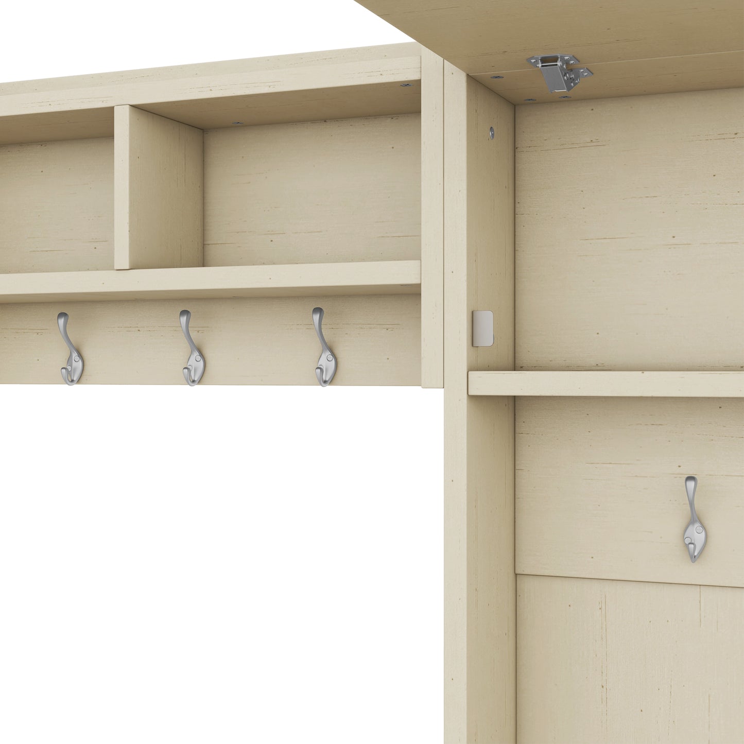 Versatile Hall Tree with Storage & Hooks