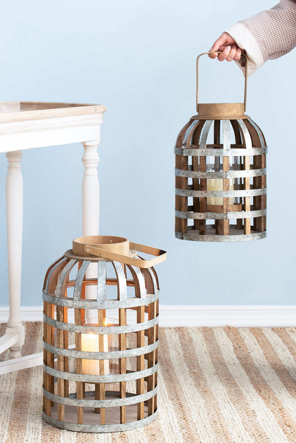 Charming Wooden Lantern for Home & Garden