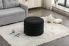 Stylish Black Storage Ottoman