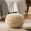 Cozy Malibu Wool Pouf