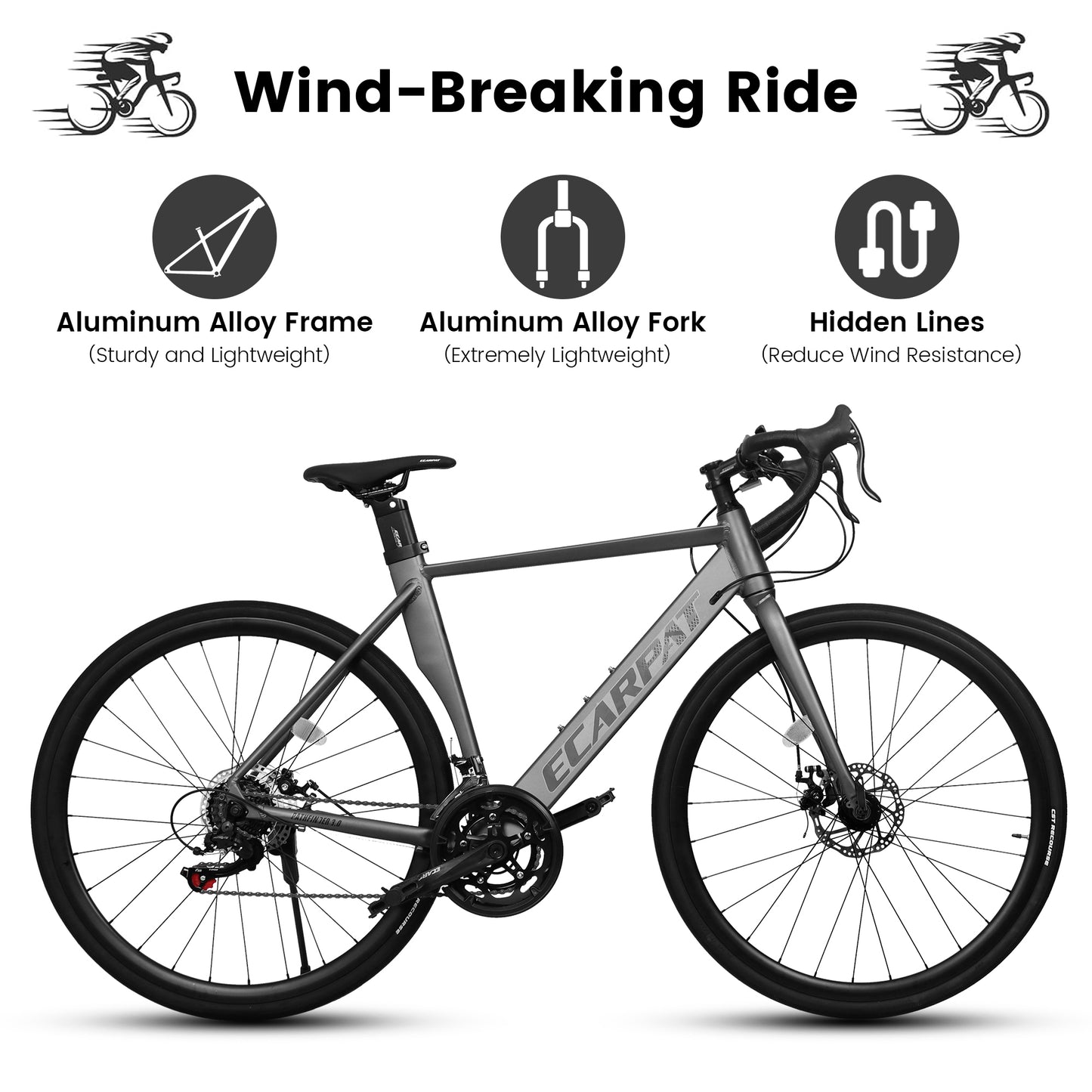 Aluminum Adventure: Dual-Disc Road Bike for All