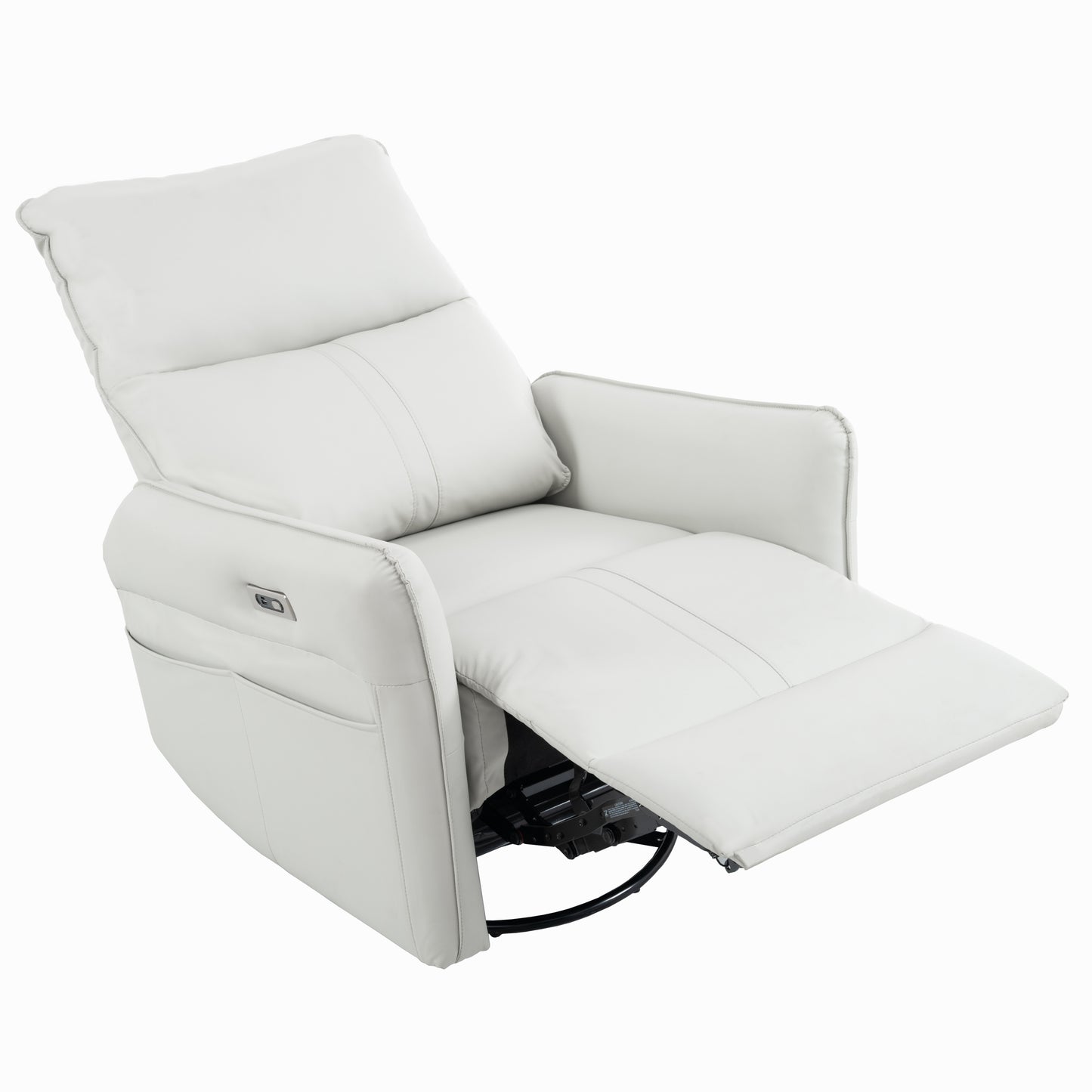 Cozy Power Swivel Rocker Recliner with USB Ports