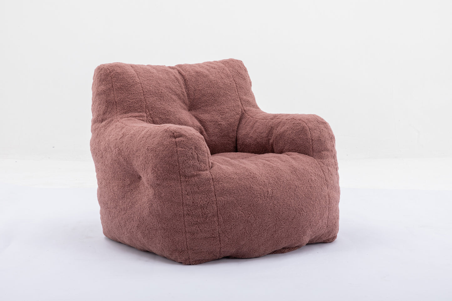 Cozy Teddy Foam Bean Bag Chair