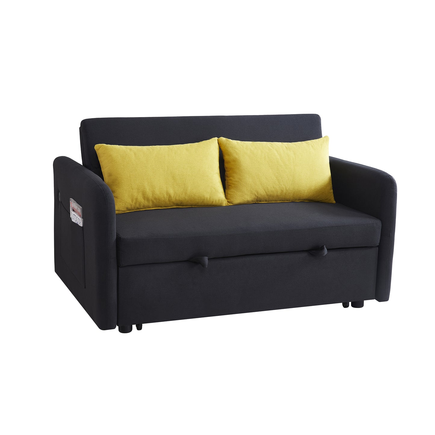 Cozy Double Sofa Bed in Black