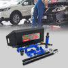 Portable Power: Hydraulic Gear in Bold Black & Blue