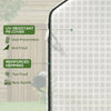 Sunny Garden Walk-In Greenhouse with Roll-Up Door & Shelves