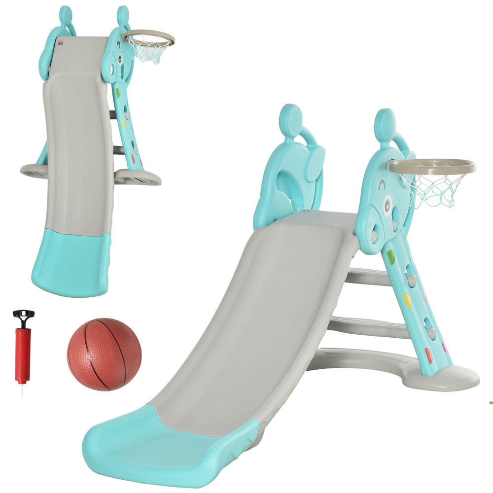 Deer Slide & Hoop Playset for Toddlers