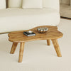 Cloudy Hills Table: A Stylish Solid Wood Desk for Dining and Gaming