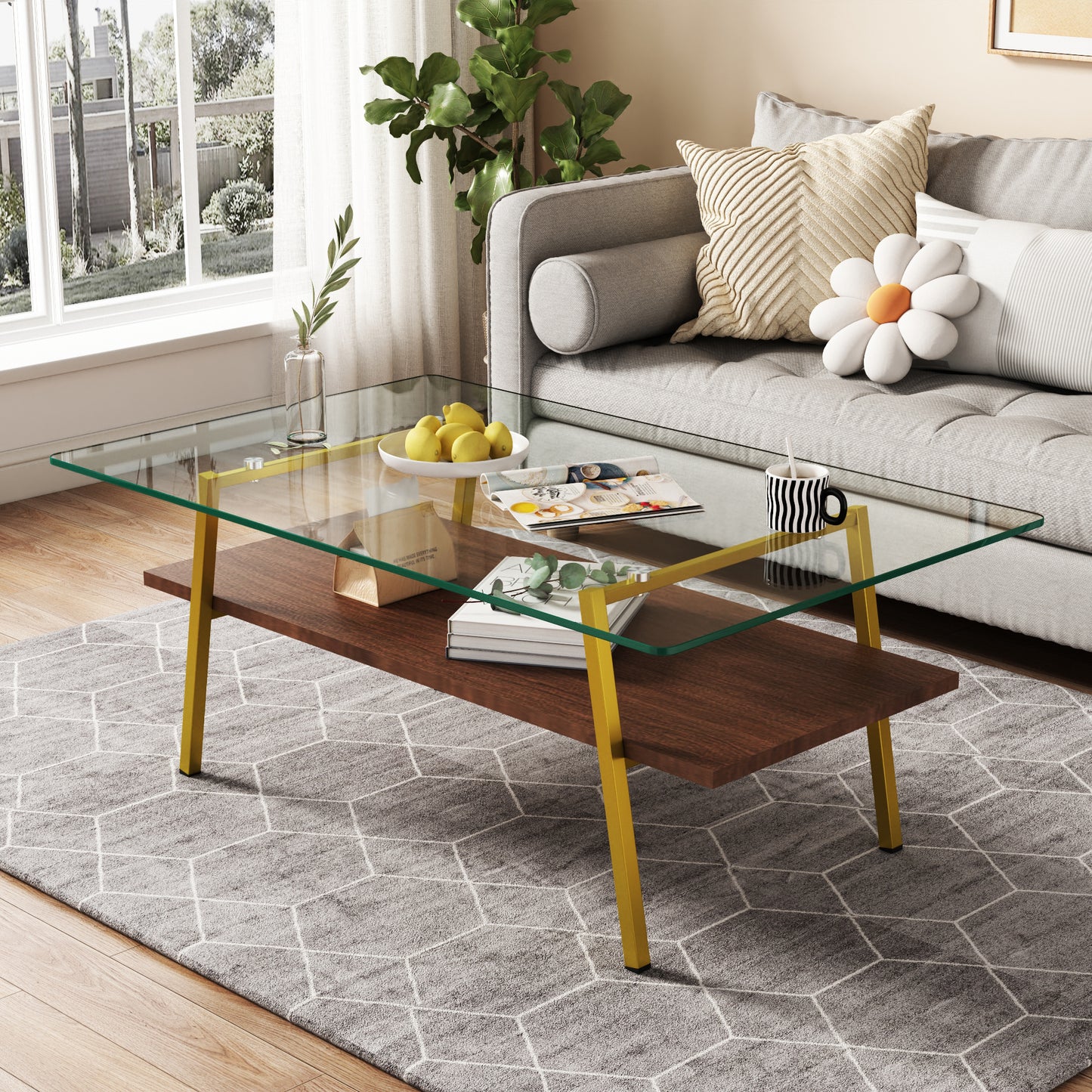 Gleam Glass Coffee Table