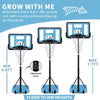 Easy-Adjust Portable Basketball Hoop