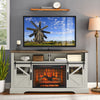 Cozy Touch Electric Fireplace TV Stand - Jasmine White