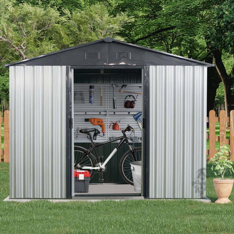 Stylish Outdoor Storage Shed with Window
