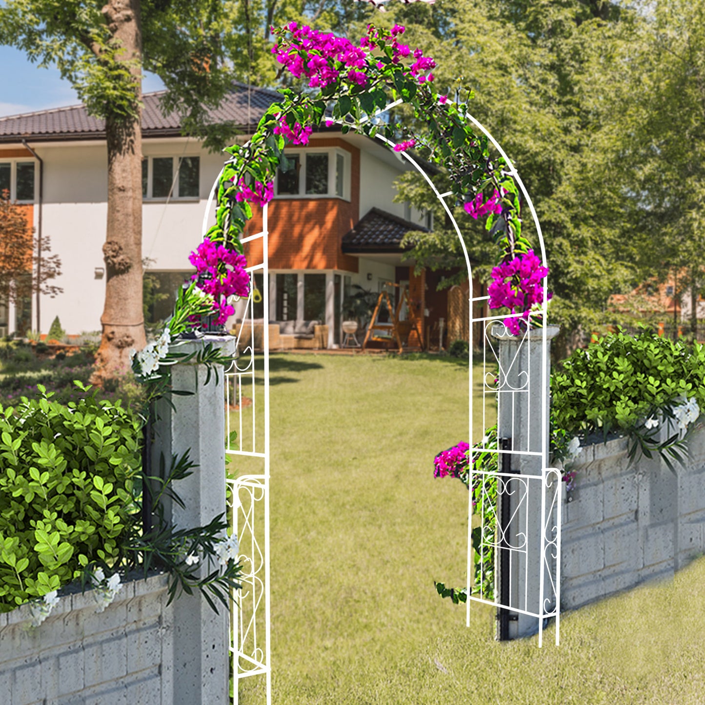 Garden Charm Arch for Climbing Blooms