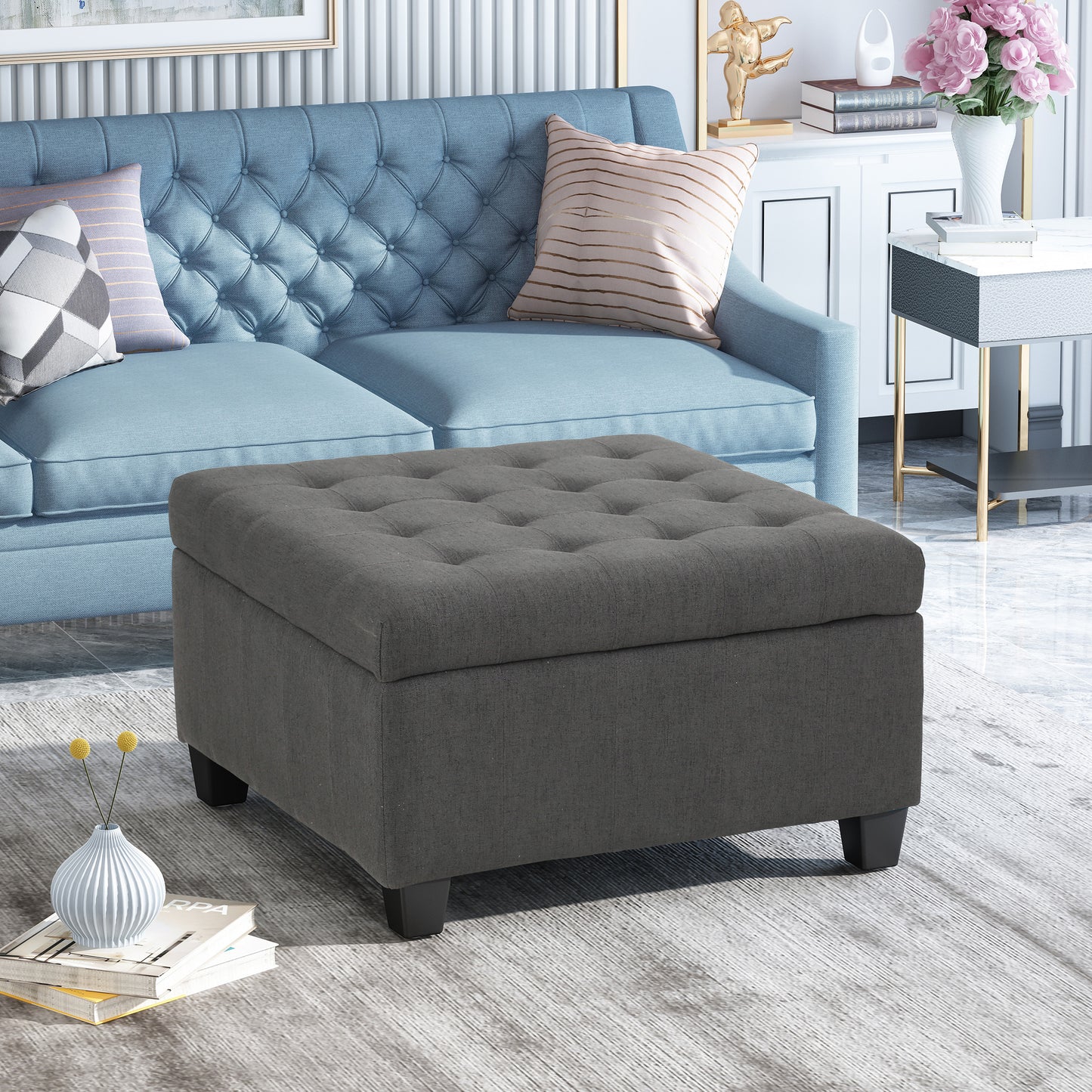 Chic Isabella Ottoman