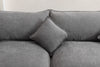 Chic Modular L-Shaped Sofa with Ottoman