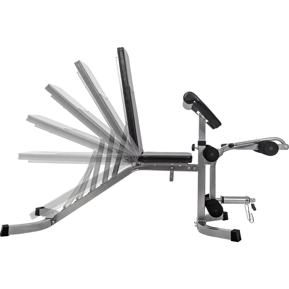 Versatile Adjustable Weight Bench with Leg Extension & Preacher Curl