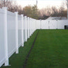 White Vinyl Privacy Fence Set