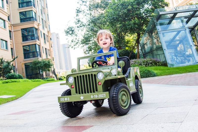 Power Play Ride-On Truck for Kids - Remote Control, Music, Lights & More!
