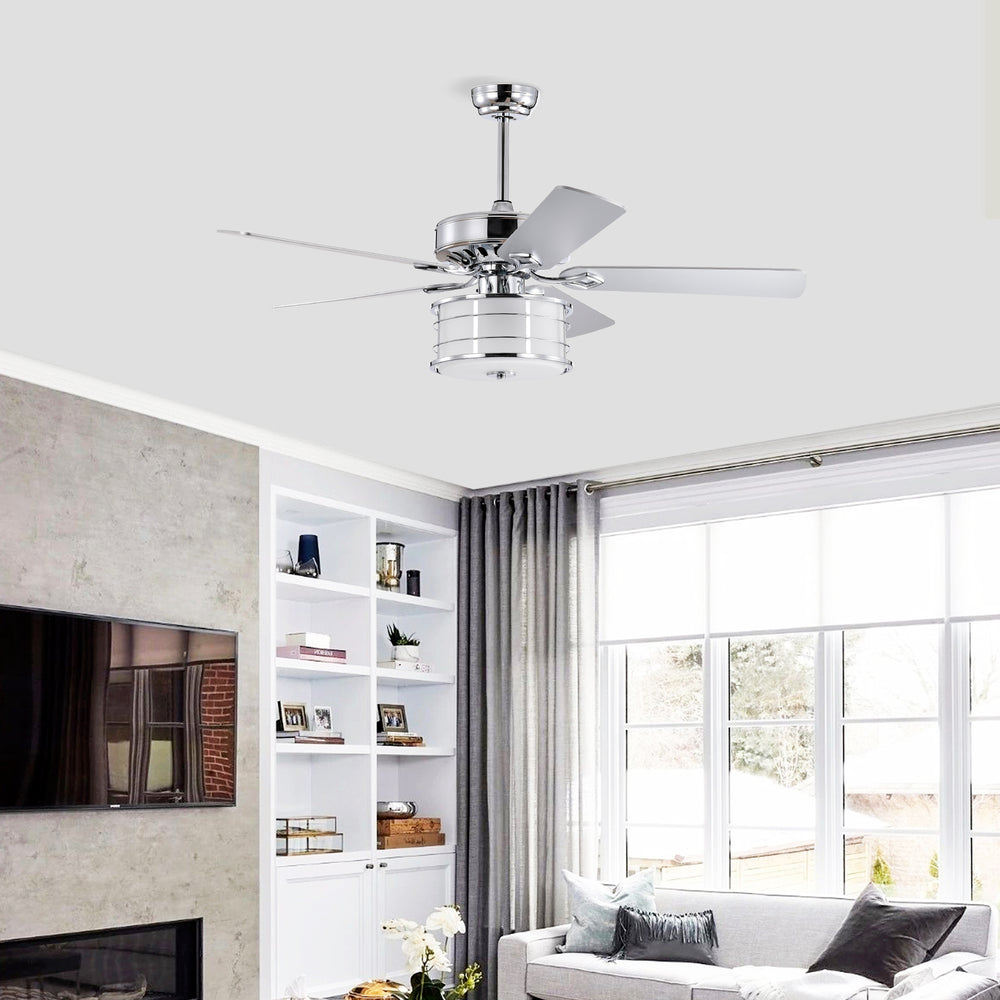 Dreamy LED Ceiling Fan with Remote – Rustic Charm Meets Modern Style!