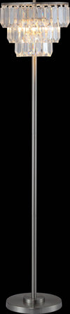 Elegant Crystal Glow Floor Lamp
