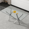 Sleek Glass Dining Table for Stylish Gatherings