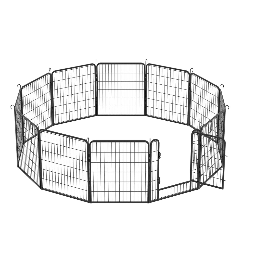 Heavy-Duty Metal Dog Playpen with Door