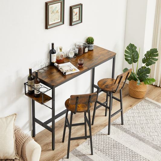 Rustic Wine Bar Table Set