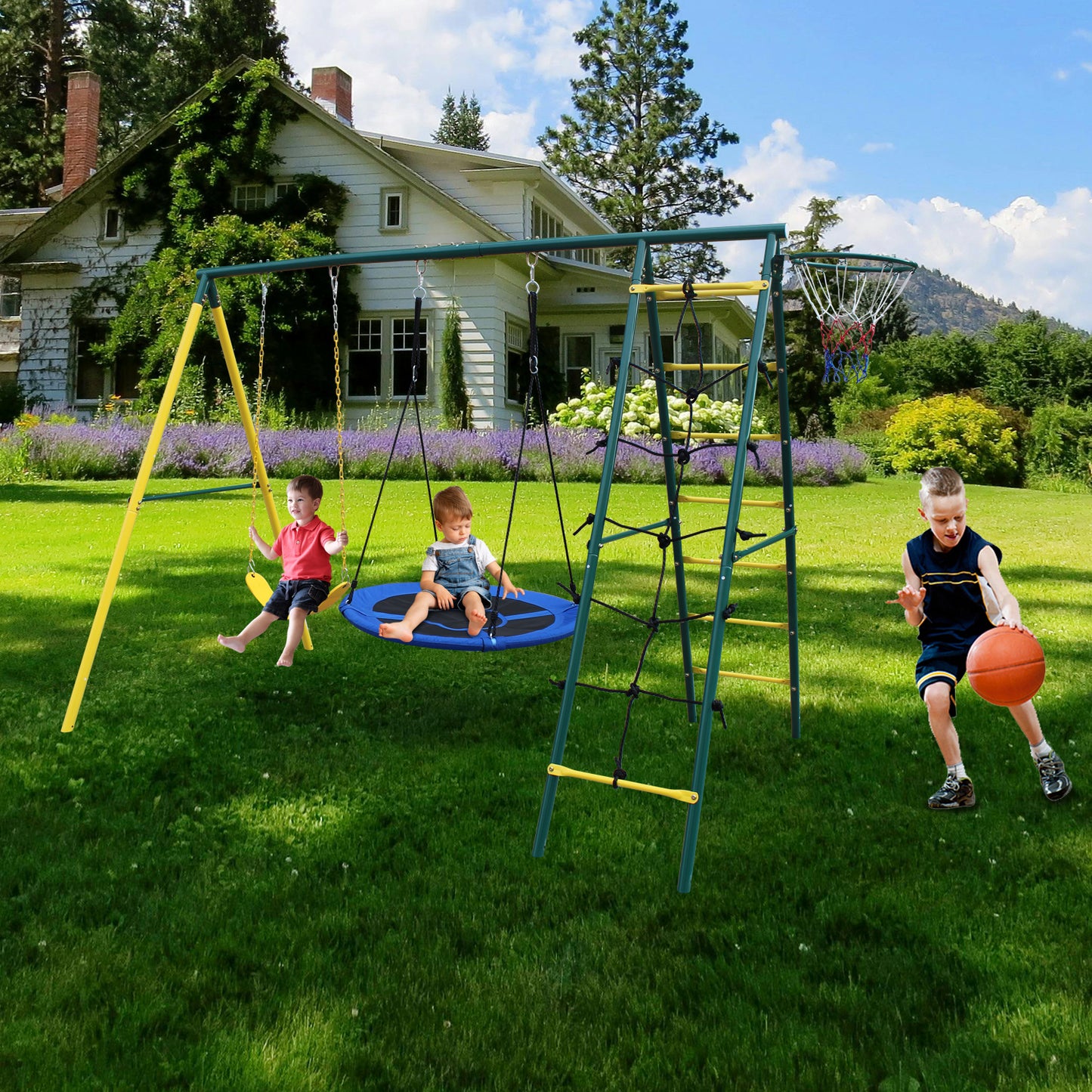 Backyard Swing & Play Hub