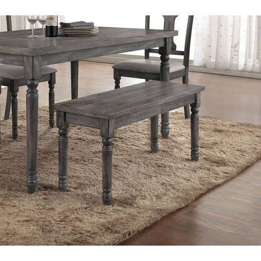 Rustic Gray Wallace Bench