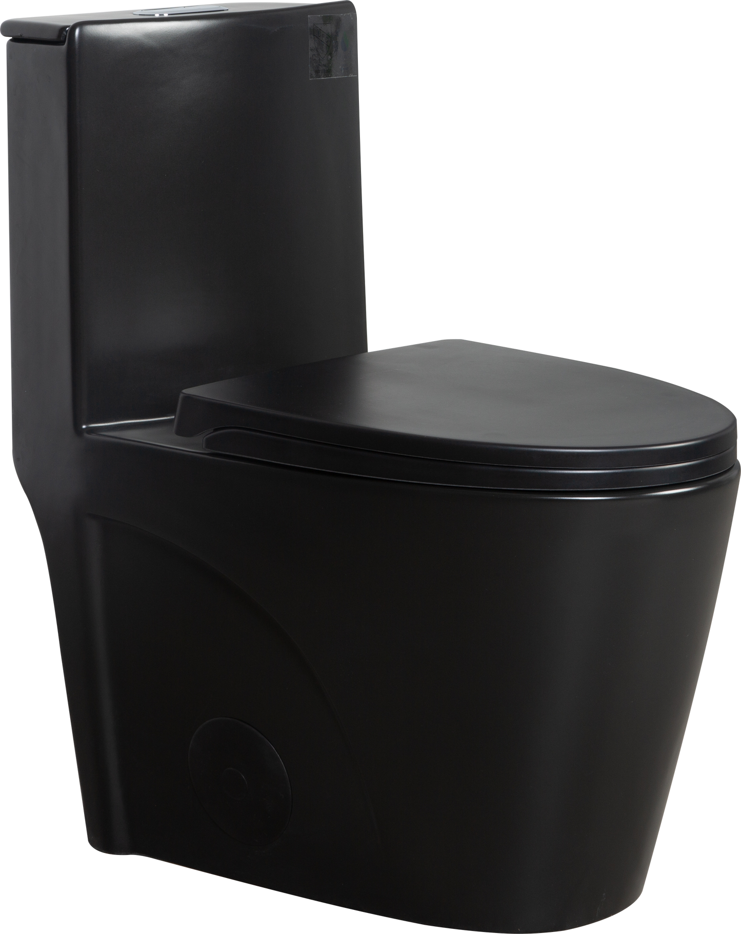 Matte Black Dual-Flush Comfort Toilet