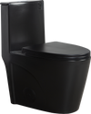 Matte Black Dual-Flush Comfort Toilet