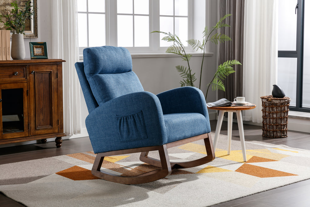 Cozy Glider Rocking Chair - Modern Comfort for Every Room