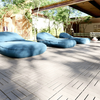 Acacia Interlocking Deck Tiles - Light Gray Outdoor Flooring