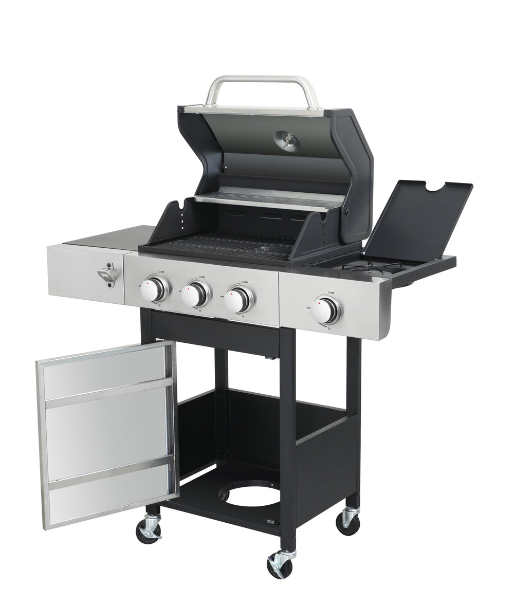 SizzleMaster Triple Burner BBQ Grill