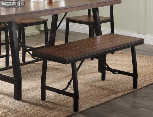 Mariatu Oak Bench by ACME