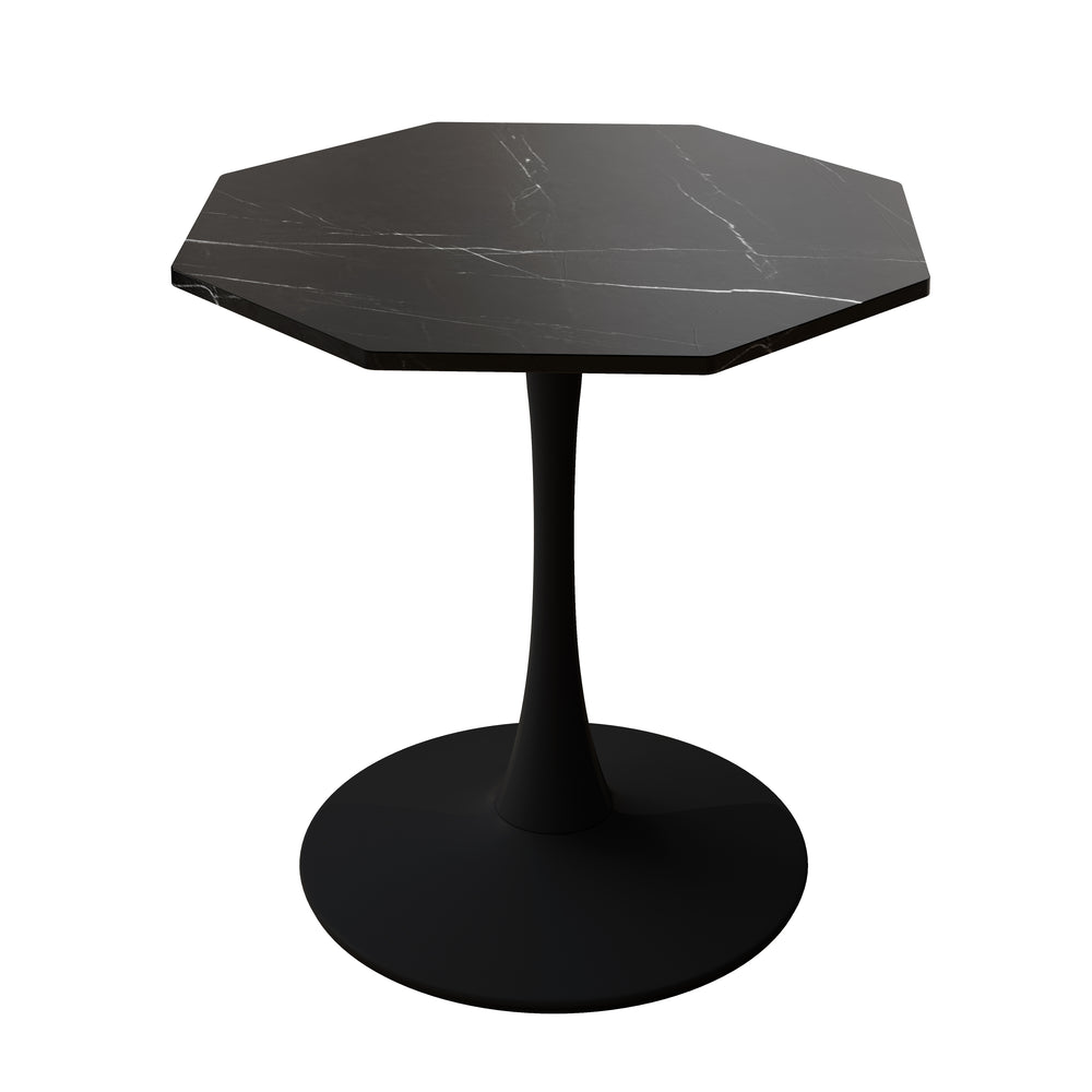 Chic Octagonal Marble Coffee Table