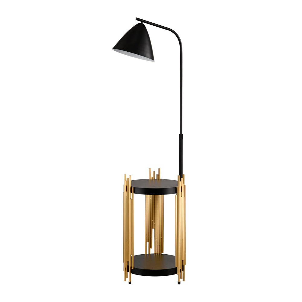 Chic Floor Lamp with Industrial Charm