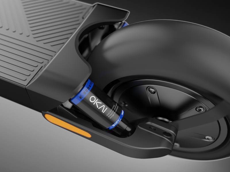 Getaway Glide: The Ultimate Dual-Suspension Electric Scooter