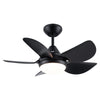 Sleek Matte Black LED Ceiling Fan