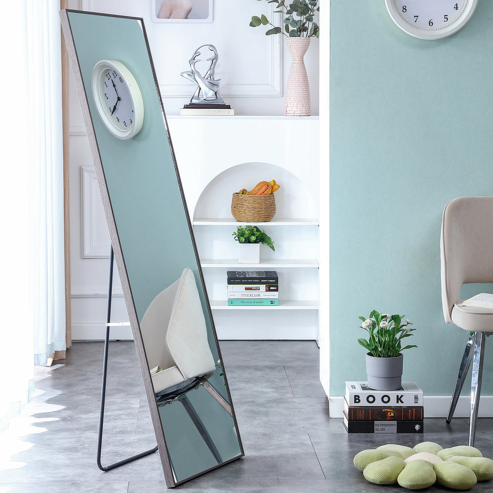 Timeless Gray Full-Length Mirror