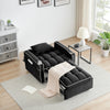 The Ultimate Velvet Sofa Bed: Stylish, Transformable Comfort with USB and Swivel Stand