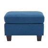 Navy Blue Cozy Ottoman