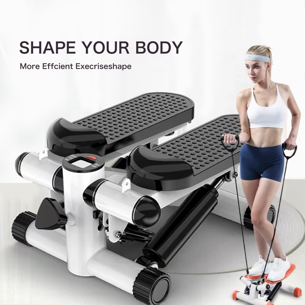 Hydraulic Mini Stepper with LCD Display - Power Up Your Workout!